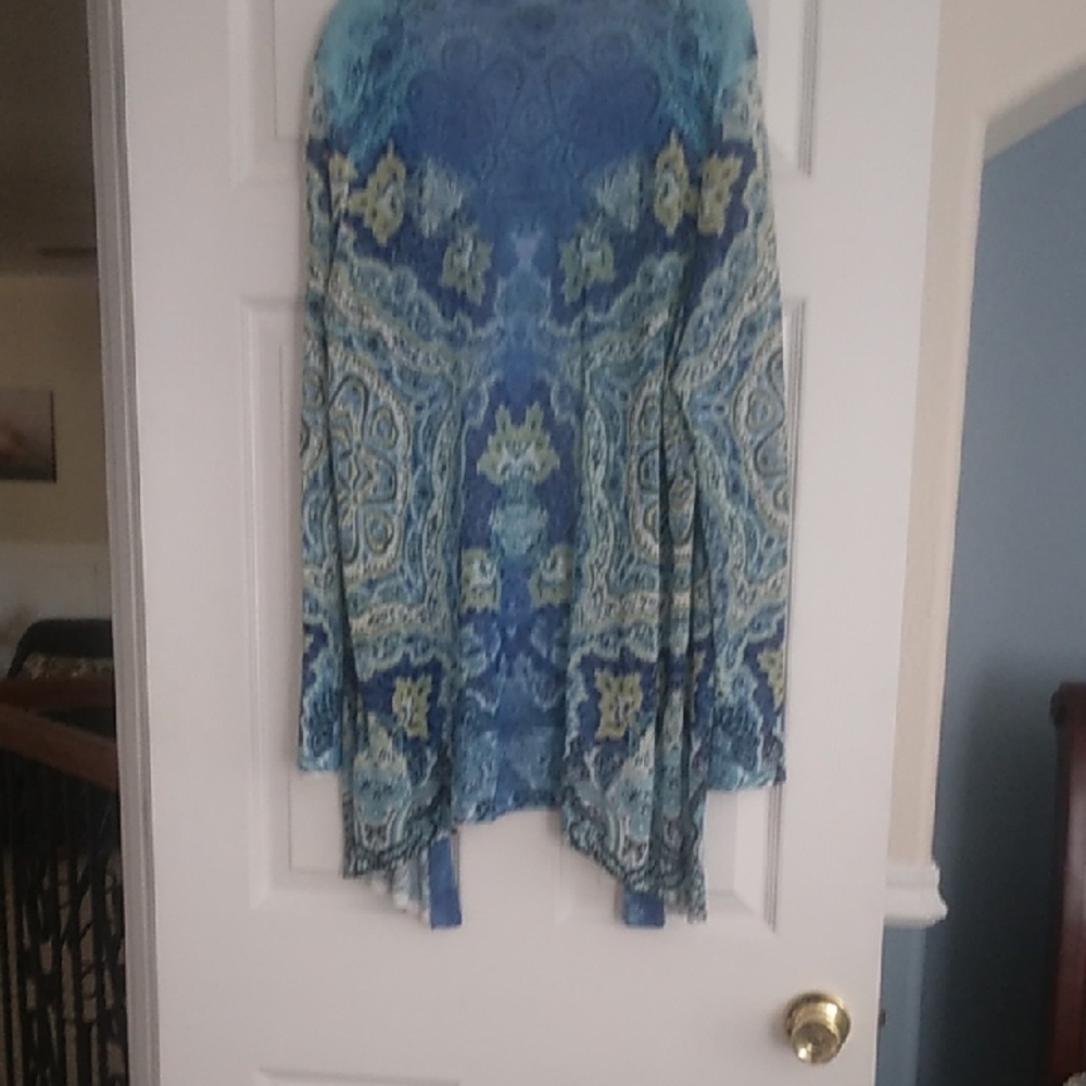 Blue and Green Paisley Shawl